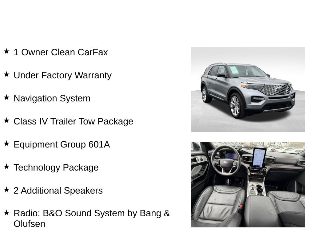 Used 2024 Ford Explorer Platinum w/ Technology Package AWD/4WD image 31