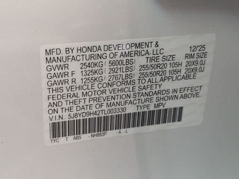 Certified 2026 Acura MDX FWD w/ Technology Package image 39