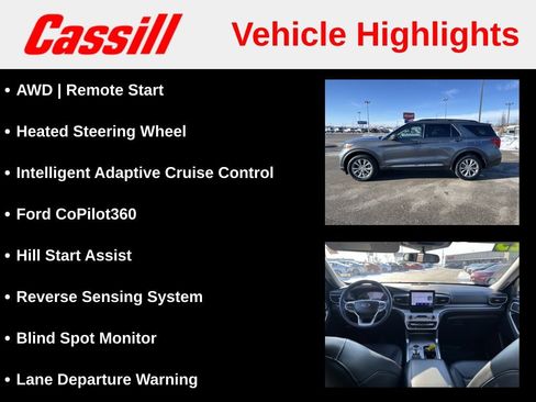 Used 2023 Ford Explorer XLT w/ Equipment Group 202A image 7