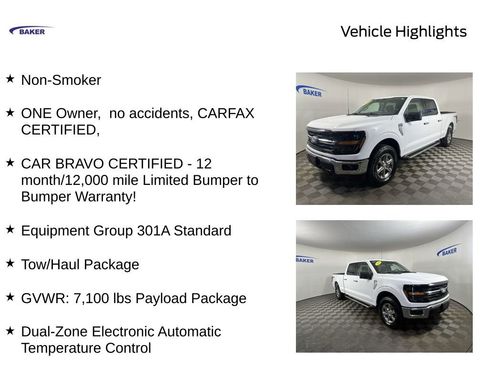 Used 2025 Ford F150 XLT w/ Equipment Group 301A Standard AWD/4WD image 4