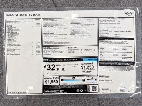 Certified 2026 MINI Cooper S FWD image 34