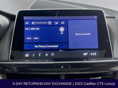 Used 2023 Cadillac CT5 Luxury w/ Sun And Sound Package AWD/4WD image 18