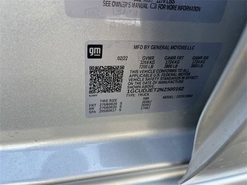 Used 2022 Chevrolet Silverado 1500 High Country w/ Technology Package image 35