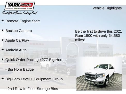 Used 2021 RAM 1500 Big Horn image 13