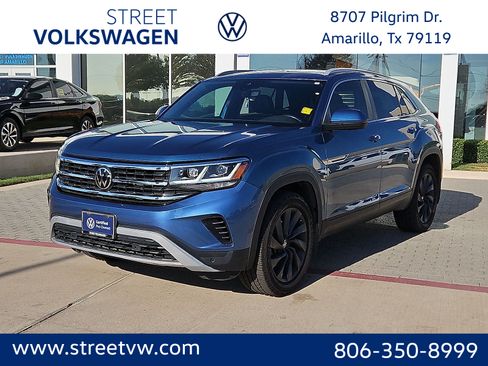 Certified 2020 Volkswagen Atlas Cross Sport SEL w/ Cross Sport MDO Package AWD/4WD image 1