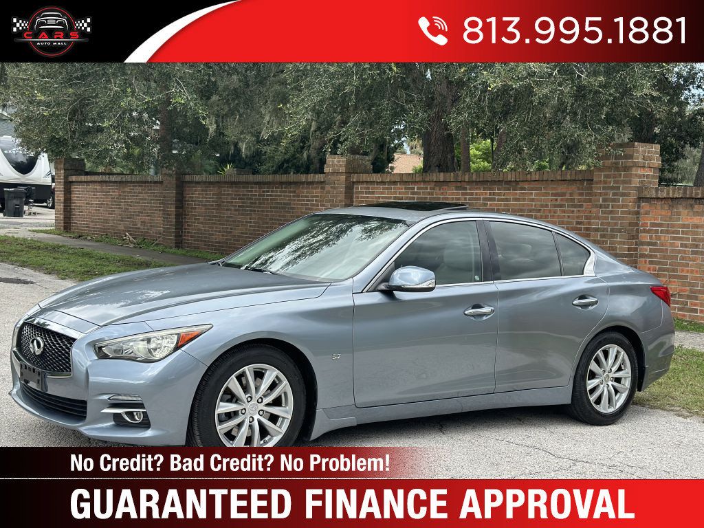 Used 2015 INFINITI Q50 Premium w/ Navigation Package RWD image 1