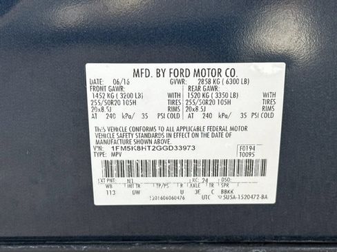 Used 2016 Ford Explorer Platinum AWD/4WD image 31