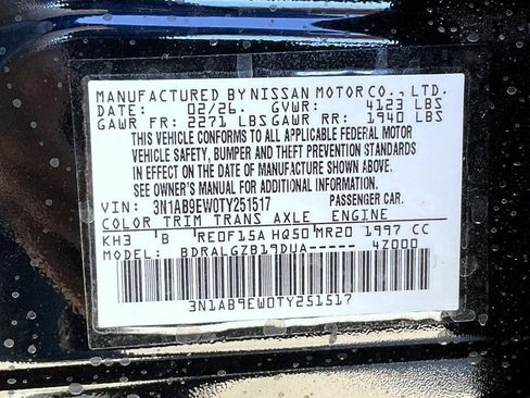 New 2026 Nissan Sentra SL image 26