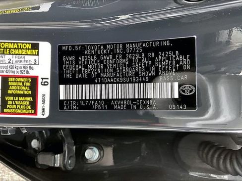 Used 2025 Toyota Camry LE image 16