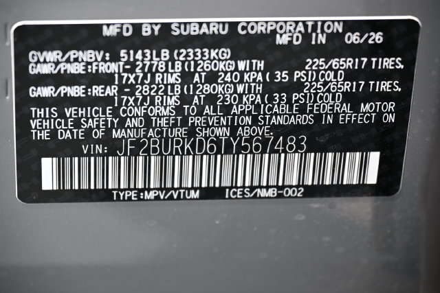 New 2026 Subaru Outback Wilderness AWD/4WD image 21