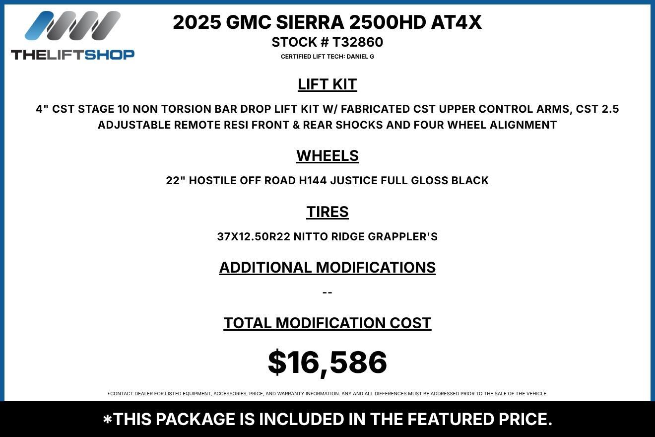 Used 2025 GMC Sierra 2500 AT4X AWD/4WD image 2