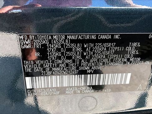 Used 2012 Toyota RAV4 4WD w/ Upgrade Value Pkg image 29