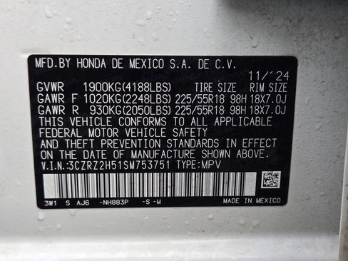 Used 2025 Honda HR-V Sport image 33
