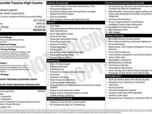 New 2026 Chevrolet Traverse High Country image 45