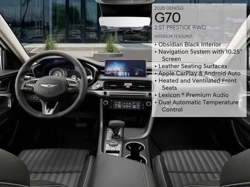 New 2026 Genesis G70 2.5T Prestige image 15