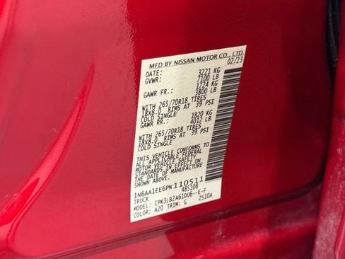 Used 2023 Nissan Titan SV RWD image 35
