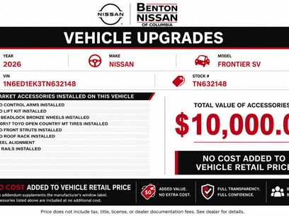 New 2026 Nissan Frontier SV w/ Tow Package