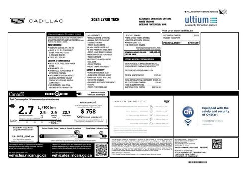 Used 2024 Cadillac Lyriq Tech RWD image 2
