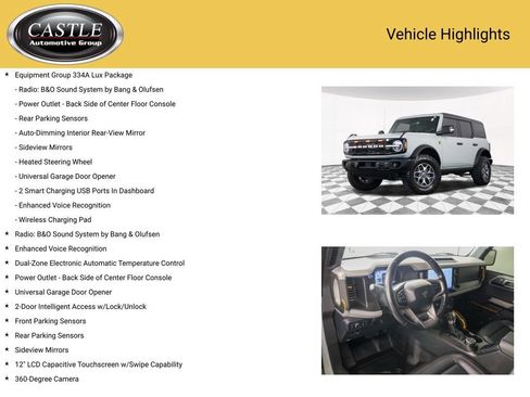 Used 2022 Ford Bronco Badlands AWD/4WD image 8