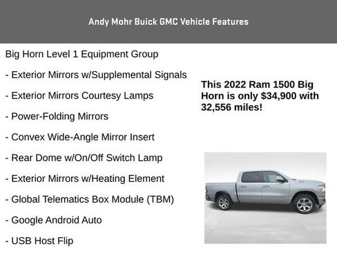 Used 2022 RAM 1500 Big Horn AWD/4WD image 12