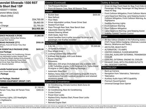 New 2026 Chevrolet Silverado 1500 RST w/ Convenience Package II AWD/4WD image 30