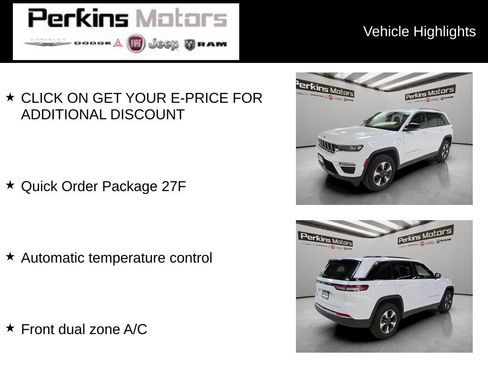 Used 2024 Jeep Grand Cherokee Limited 4xe AWD/4WD image 7
