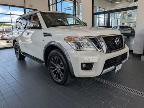 Used 2017 Nissan Armada Platinum w/ Interior Lighting Package AWD/4WD image 1