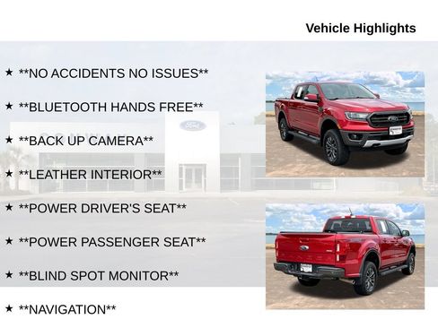 Certified 2020 Ford Ranger Lariat w/ Equipment Group 501A Mid AWD/4WD image 6