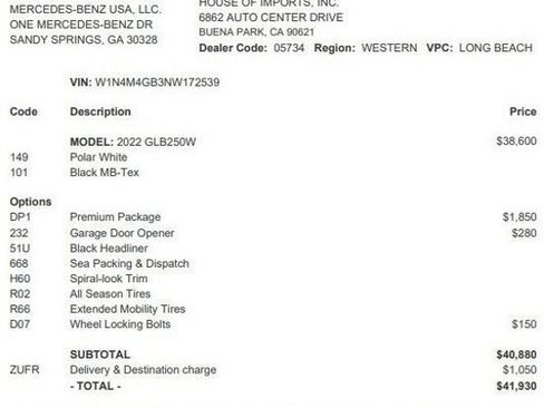 Certified 2022 Mercedes-Benz GLB 250 image 4