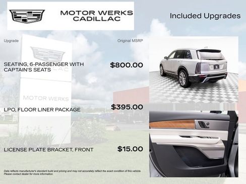 New 2026 Cadillac Vistiq Luxury w/ LPO, Floor Liner Package AWD/4WD image 8