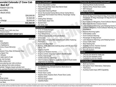New 2026 Chevrolet Colorado LT AWD/4WD image 2