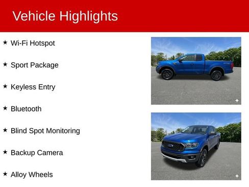Used 2020 Ford Ranger XLT w/ Equipment Group 301A Mid AWD/4WD image 2