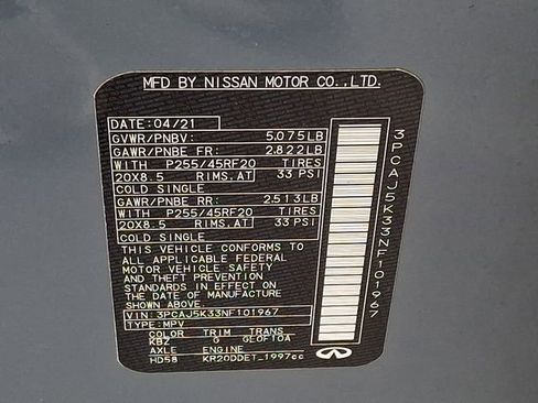 Used 2022 INFINITI QX55 Essential w/ Proactive Package image 33