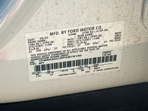 Used 2023 Ford Explorer ST w/ Equipment Group 401A AWD/4WD image 32