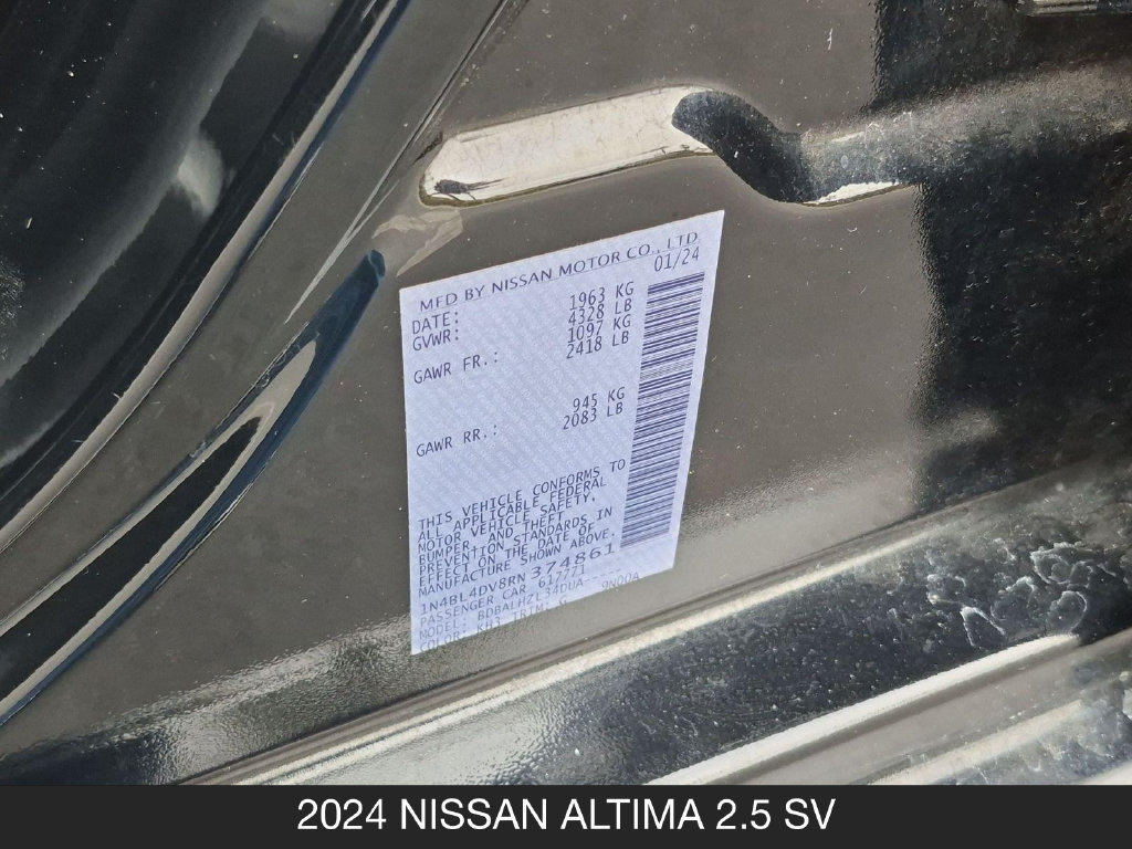 Used 2024 Nissan Altima 2.5 SV FWD image 26