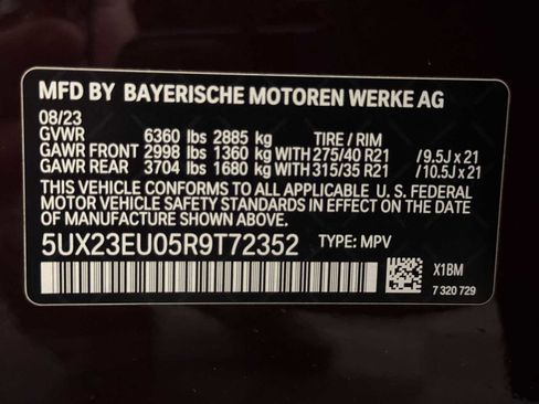 Certified 2024 BMW X5 xDrive40i w/ M Sport Package image 22