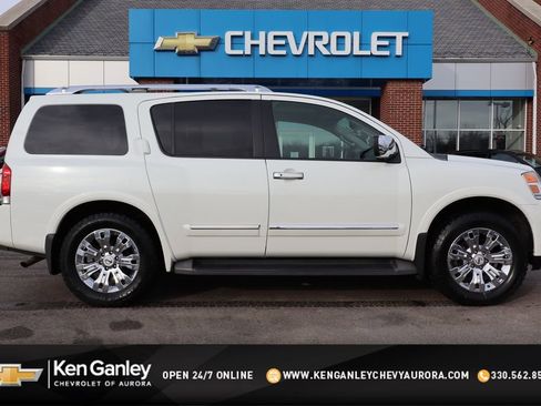Used 2015 Nissan Armada Platinum w/ 2nd Row Captain Seat Package image 1