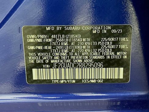 Certified 2024 Subaru Crosstrek 2.0i Premium AWD/4WD image 28