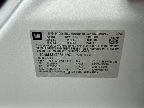 Certified 2016 Chevrolet Equinox LS FWD image 31