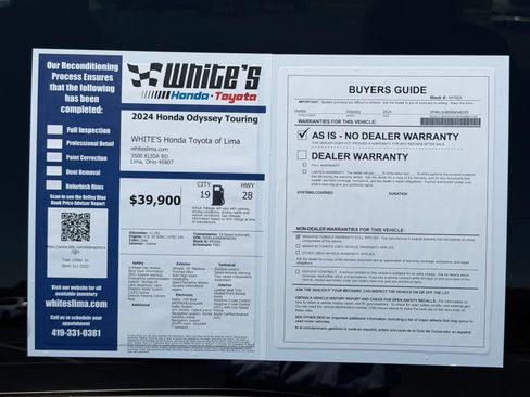 Used 2024 Honda Odyssey Touring image 33