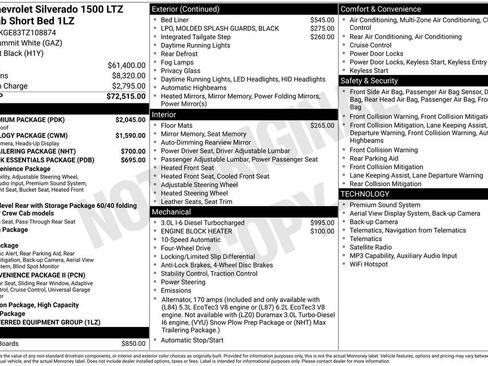 Used 2026 Chevrolet Silverado 1500 LTZ w/ LTZ Premium Package AWD/4WD image 14