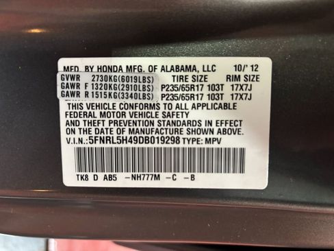 Used 2013 Honda Odyssey EX image 38