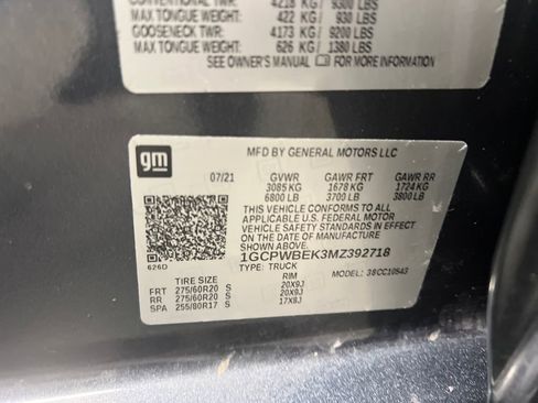 Used 2021 Chevrolet Silverado 1500 Custom image 31