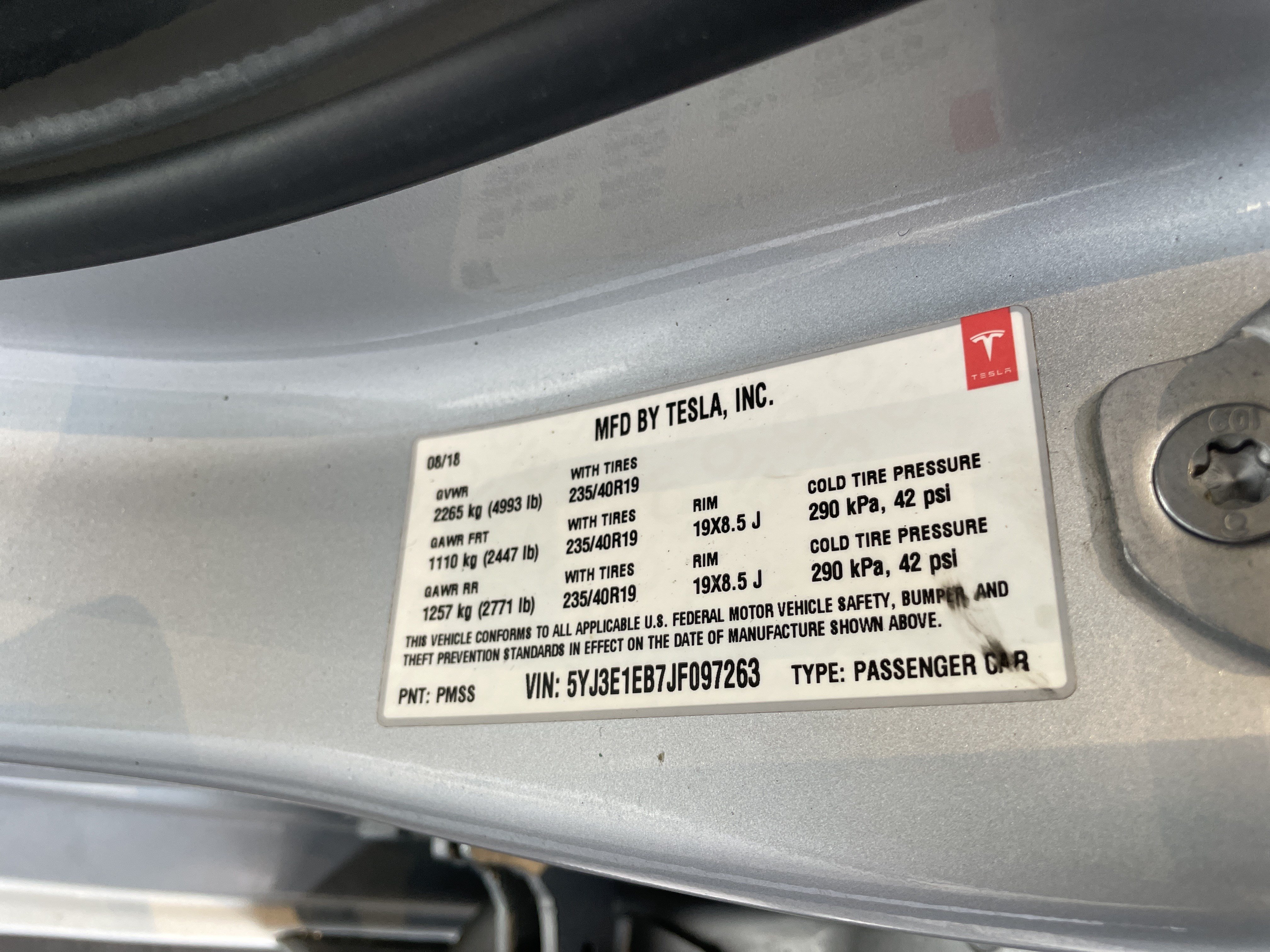 Used 2018 Tesla Model 3 Long Range AWD/4WD image 35