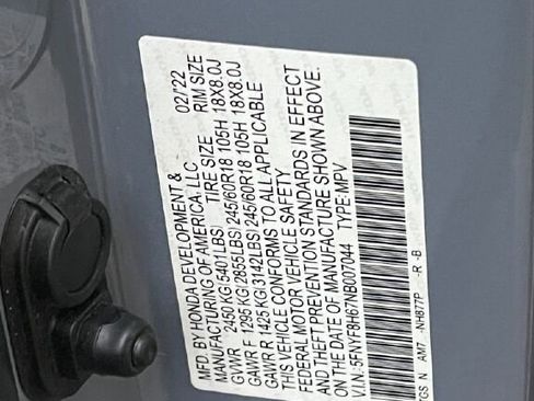 Certified 2022 Honda Passport TrailSport image 26