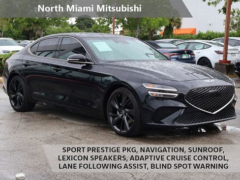 Used 2023 Genesis G70 2.0T w/ Sport Prestige Package RWD image 1