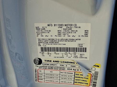 Used 2013 Ford F150 XLT w/ Luxury Equipment Group image 27