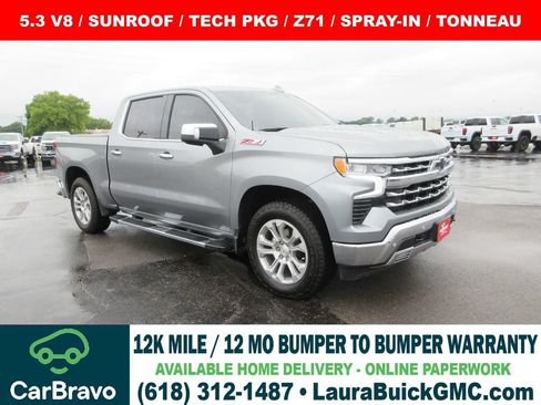 Used 2025 Chevrolet Silverado 1500 LTZ w/ LTZ Premium Package AWD/4WD image 1