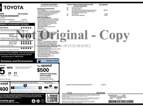 Used 2022 Toyota Camry TRD image 3