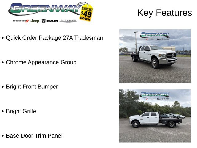 Used 2018 RAM 3500 Tradesman w/ Chrome Appearance Group AWD/4WD image 2
